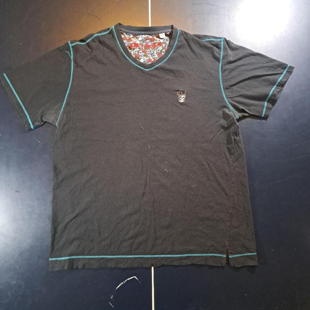 Robert Graham Men's Black and Navy Shirt